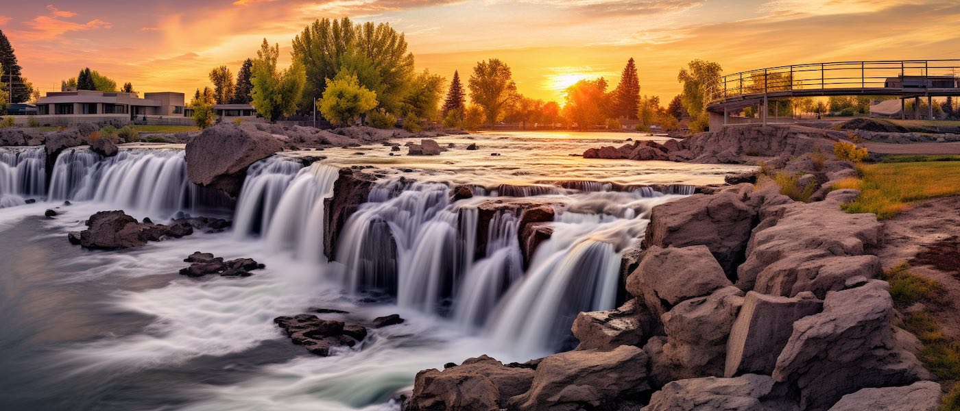 An Idaho Falls landscape